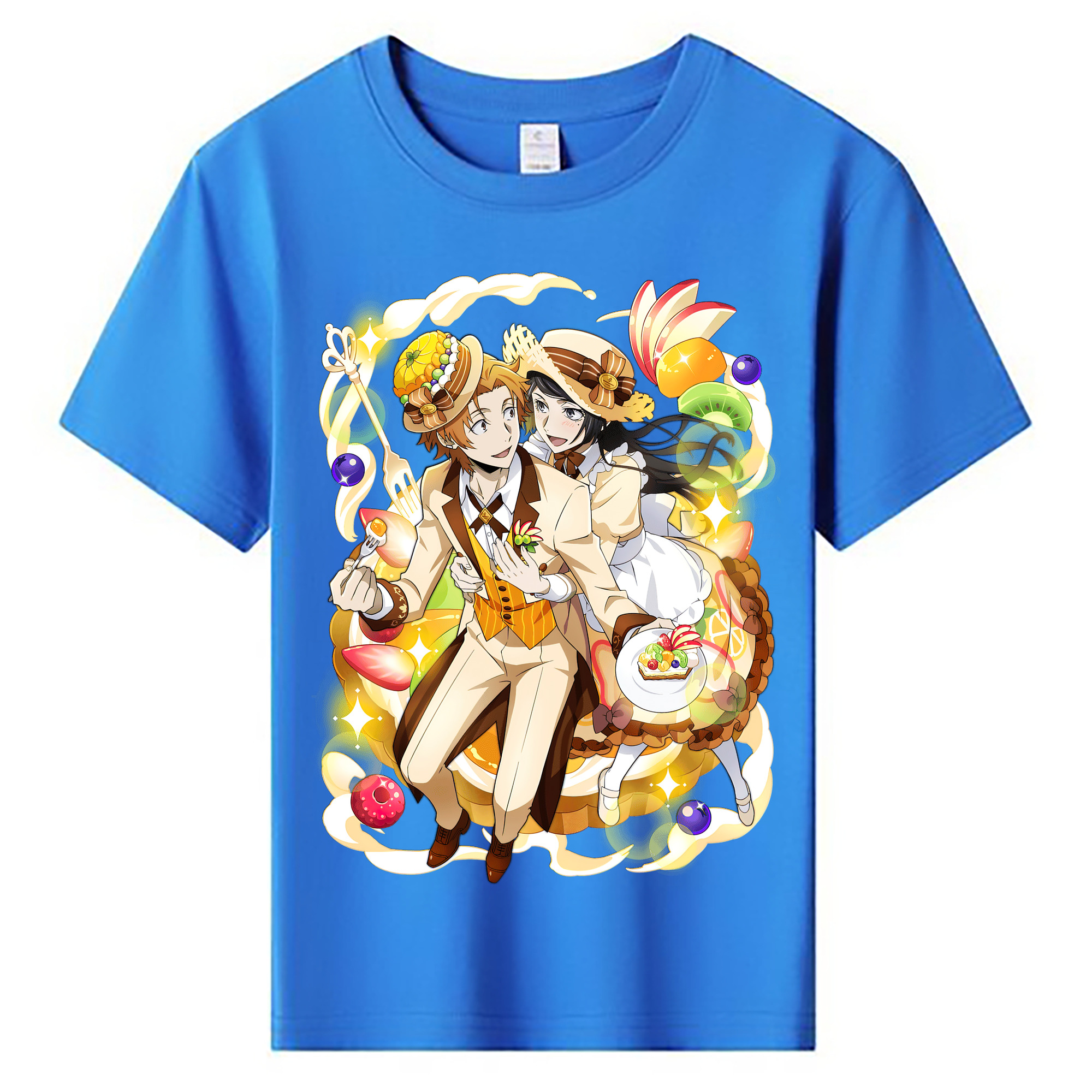 （画像用） 文豪ストレイドッグス Bungo Stray Dogs 綿100％キッズTシャツ（フロントプリント）